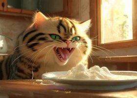 一只非常贪吃的斑猫故事、一只非常贪吃的斑猫故事视频