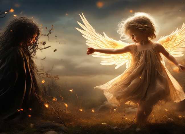 天使与恶魔儿童故事 - 天使与恶魔故事(短篇)