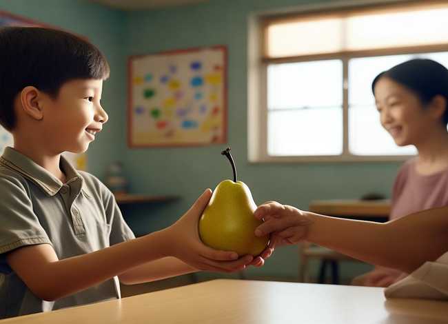 孔融让梨的儿童故事（孔融让梨的故事简单版）