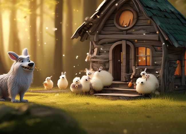 大灰狼和七只小羊的故事视频 - 大灰狼和七只小羊的故事视频小兔乖乖