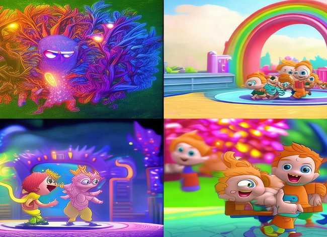 幼儿故事情景画四幅（幼儿故事情景画四幅图片）