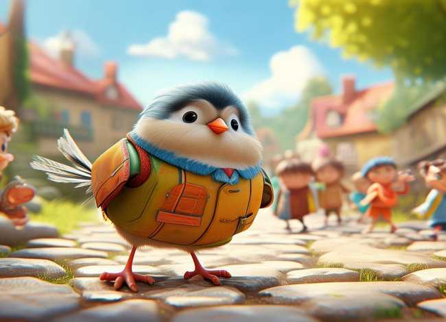 儿童故事小麻雀，小麻雀上学幼儿故事