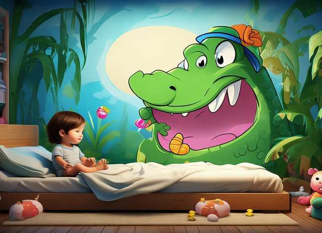 鳄鱼故事儿童睡前故事 幼儿睡前故事鳄鱼
