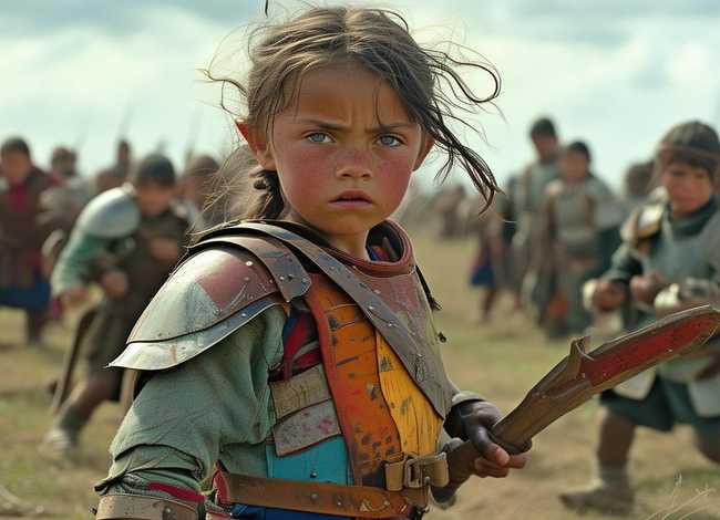 儿童战士图片 儿童战争图片