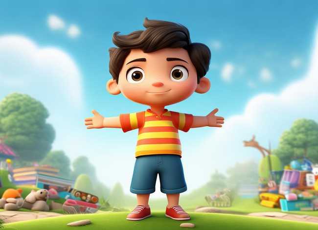 儿童自信故事插画 - 幼儿自信的故事