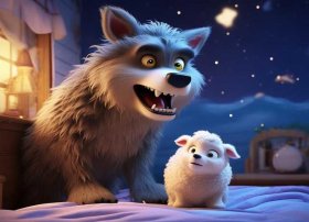 宝宝睡前故事大灰狼吃小羊、宝宝睡前故事大灰狼吃小羊教案