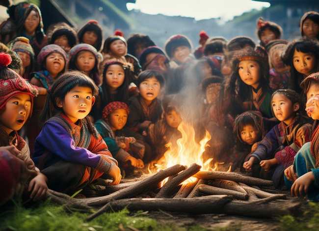 56个少数民族儿童故事（56个少数民族的风俗或故事）