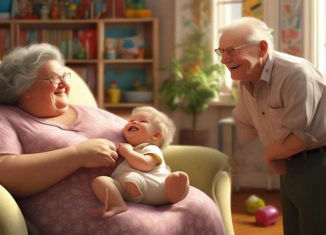 儿童故事胖孙子；幼儿故事胖奶奶和瘦爷爷