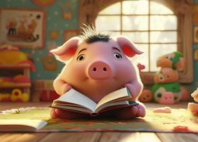 小猪唏哩呼噜听故事视频、小猪唏哩呼噜讲故事视频