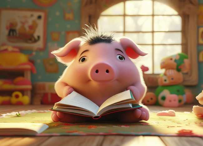 小猪唏哩呼噜听故事视频、小猪唏哩呼噜讲故事视频