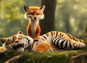 儿童故事狐假虎威配乐，狐假虎威故事配什么音乐