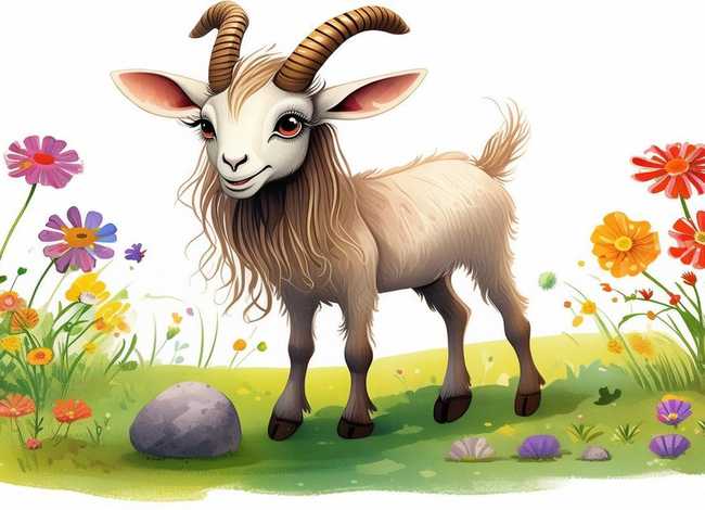 聪明的小山羊绘本故事图片 - 聪明的小山羊绘本故事图片简笔画 聪明的小山羊绘本故事图片 - 聪明的小山羊绘本故事图片简笔画