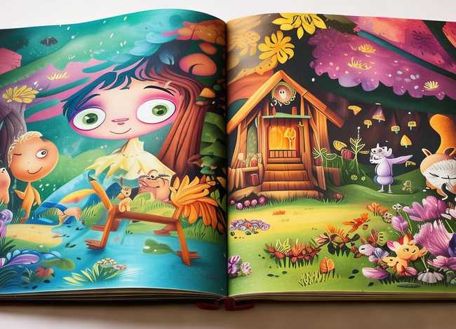 儿童故事绘画本10张，儿童绘画故事本制作