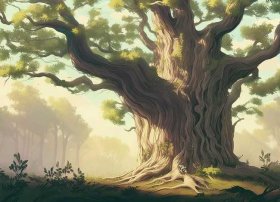 大树的故事美术画、大树的故事美术画怎么画