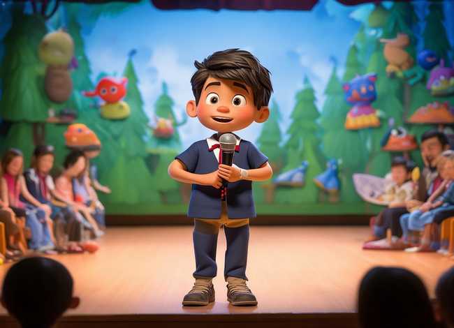 小学生儿童故事演讲ppt（小学生故事比赛演讲视频）