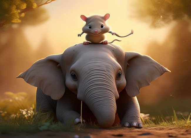 幼儿故事小老鼠吃大象简短200字 幼儿故事小老鼠吃大象简短200字怎么写