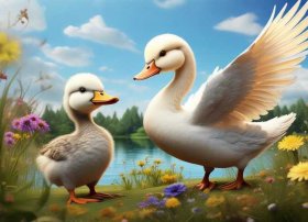 儿童故事丑小鸭变成白天鹅 阿布故事丑小鸭变成白天鹅
