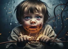 触电的小孩触电视频大全；关于小孩触电的视频