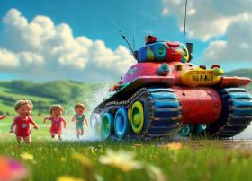 儿童故事坦克的故事；与坦克有关的儿童故事