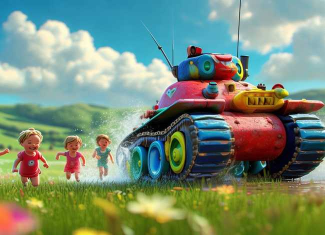 儿童故事坦克的故事；与坦克有关的儿童故事