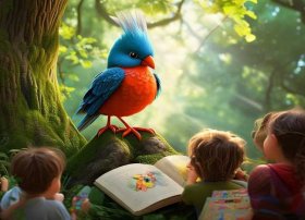 会说话的鸟的儿童故事，会说话的小鸟故事阅读内容