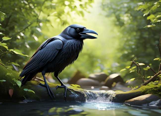 儿童比赛故事口渴的乌鸦，口渴的乌鸦的故事