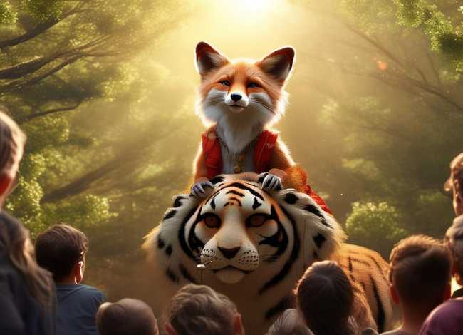 狐假虎威儿童视频故事;狐假虎威的故事视频真人版 狐假虎威儿童视频故事;狐假虎威的故事视频真人版