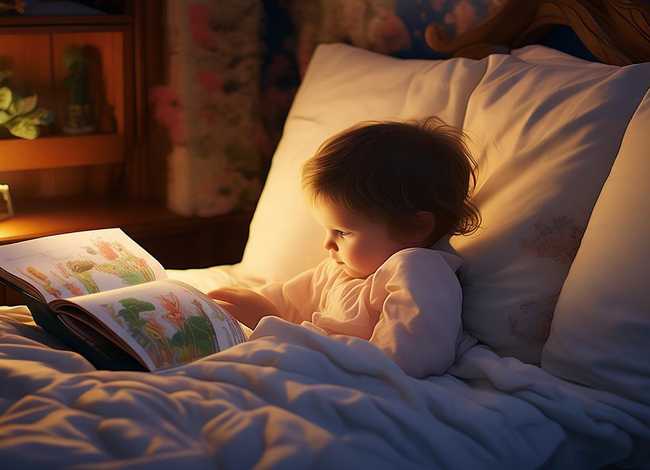 睡前故事的画；睡前故事的画画图片