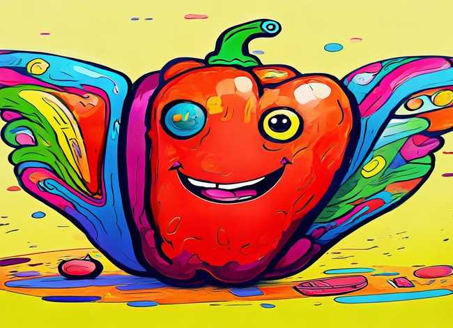 辣椒儿童简笔画，儿童画辣椒简笔画