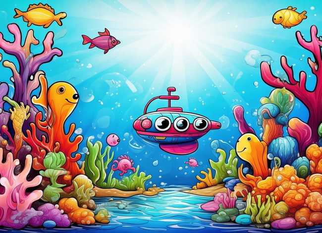 海底儿童画的图片、海底儿童画的图片怎么画 海底儿童画的图片、海底儿童画的图片怎么画
