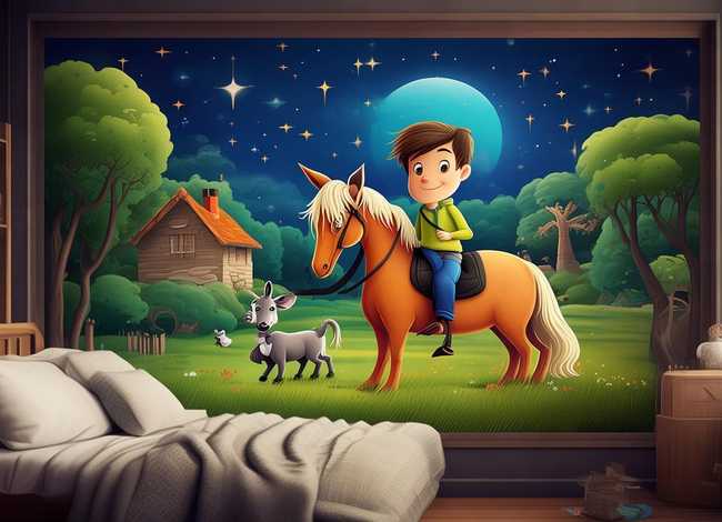 儿童睡前故事马和驴的故事 - 故事马和驴的作者是谁