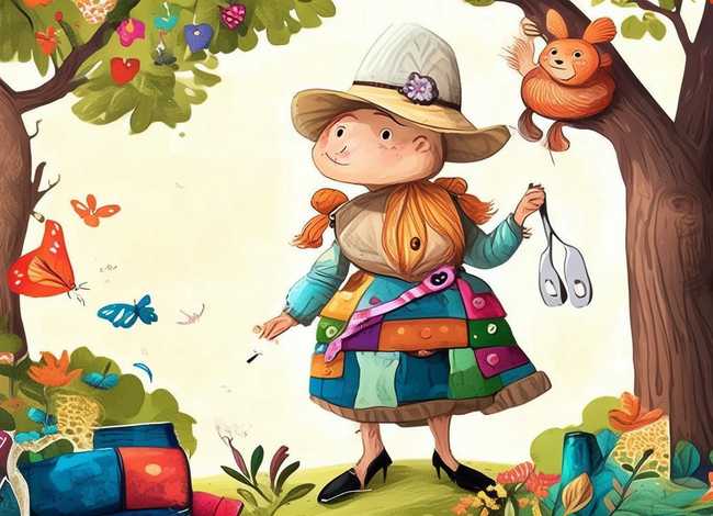 儿童故事勇敢的小裁缝ppt免费模板 - 幼儿故事勇敢的小裁缝