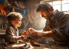 儿童故事鞋匠的故事；鞋匠的儿子的故事