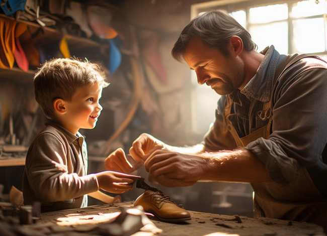 儿童故事鞋匠的故事；鞋匠的儿子的故事