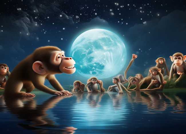 睡前故事幼儿故事大全猴子捞月亮、故事大全 睡前故事猴子捞月亮 睡前故事幼儿故事大全猴子捞月亮、故事大全 睡前故事猴子捞月亮