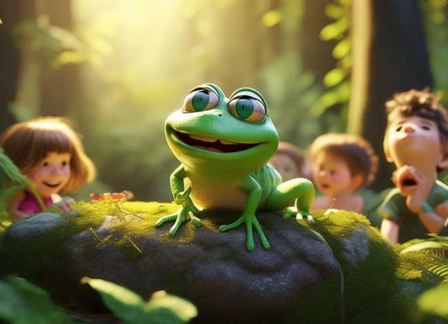 青蛙邻居儿童故事 - 青蛙邻居的故事 青蛙邻居儿童故事 - 青蛙邻居的故事