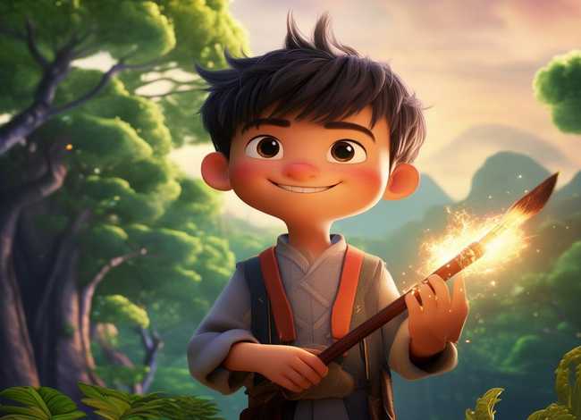 神笔马良英文版故事、神笔马良英文版故事绘本 神笔马良英文版故事、神笔马良英文版故事绘本