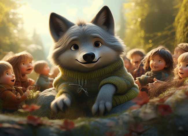 儿童故事狼婆 幼儿绘本故事狼婆婆 儿童故事狼婆 幼儿绘本故事狼婆婆