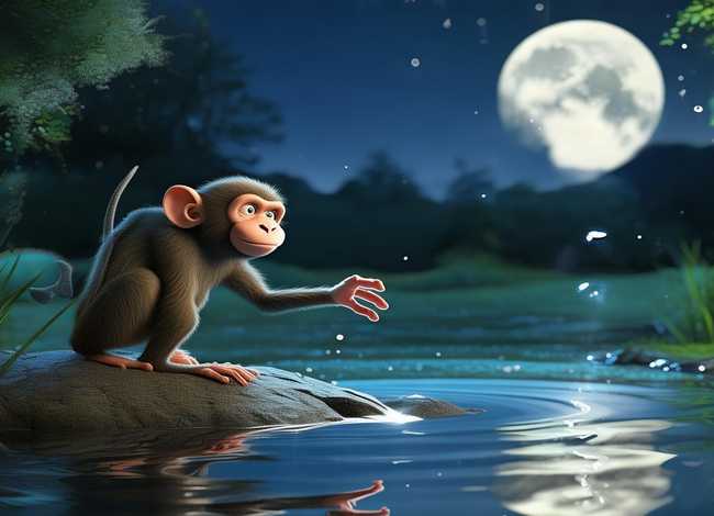 猴子捞月亮的故事阅读理解题、猴子捞月亮的故事阅读理解题目 猴子捞月亮的故事阅读理解题、猴子捞月亮的故事阅读理解题目