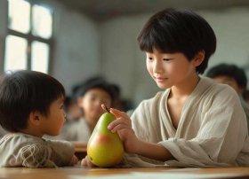 讲故事孔融让梨，孔融让梨故事怎么讲