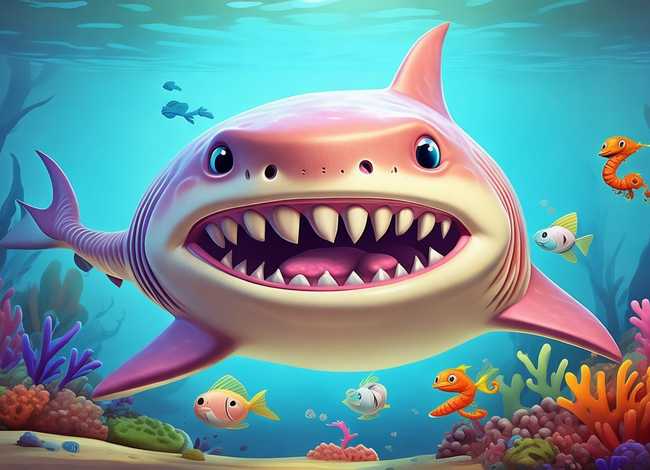 巨齿鲨儿童故事完整版；巨齿鲨儿童版图片