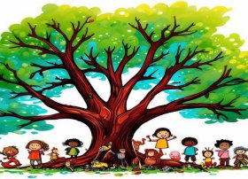 大树儿童画，大树儿童画教程
