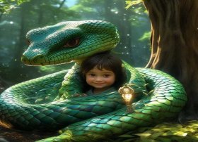 民间故事灵蛇护亲 - 民间故事灵蛇护亲主要内容