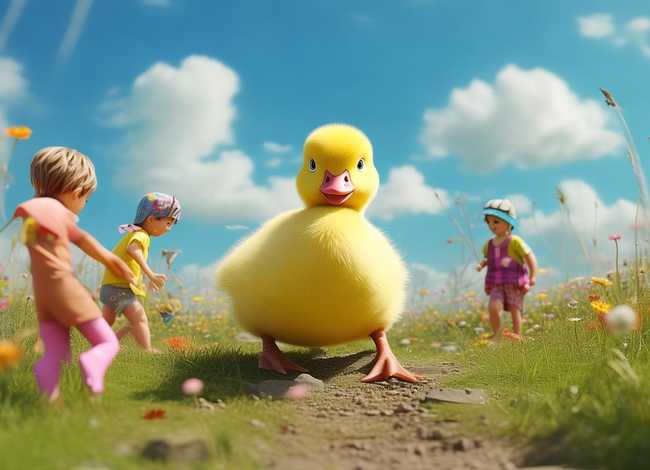 鹅的儿童故事全文，关于鹅的幼儿故事