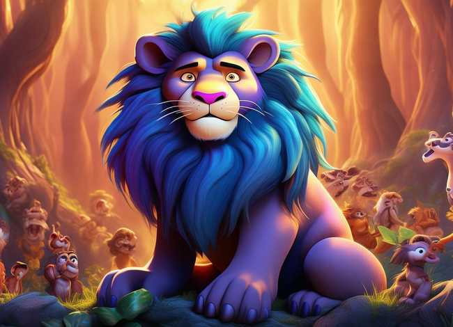 儿童故事光头狮子；儿童故事狮子王的故事