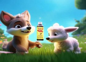 儿童故事狼和羊无敌粘粘胶，狼和羊的幼儿故事视频