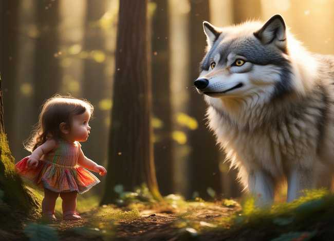 少儿故事狼外婆，少儿故事狼外婆图片