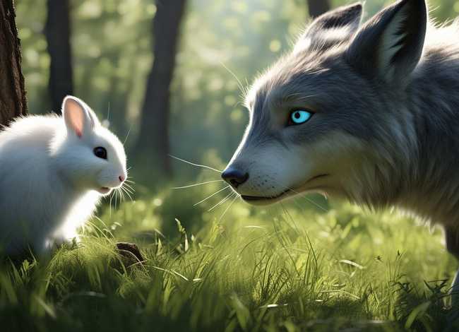 大灰狼和小白兔故事儿童故事 - 大灰狼和小白兔故事大全文字版