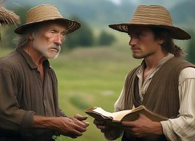 传说故事老农三难书生，民间故事传说陈老三