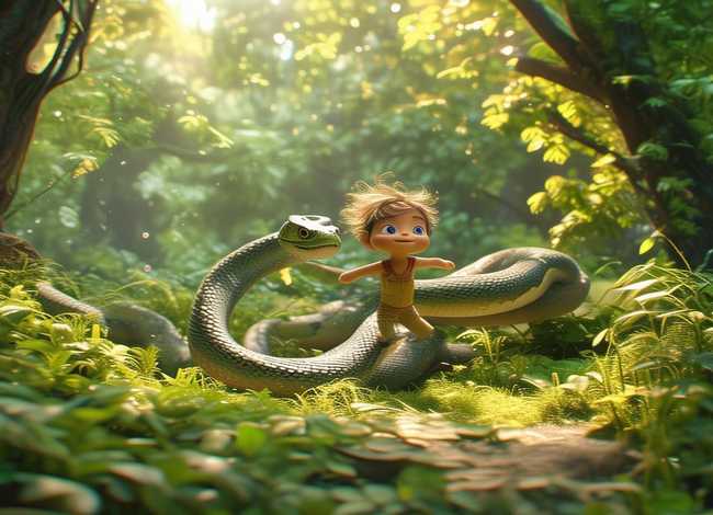 儿童蛇的传说故事；蛇的传说故事视频大全
